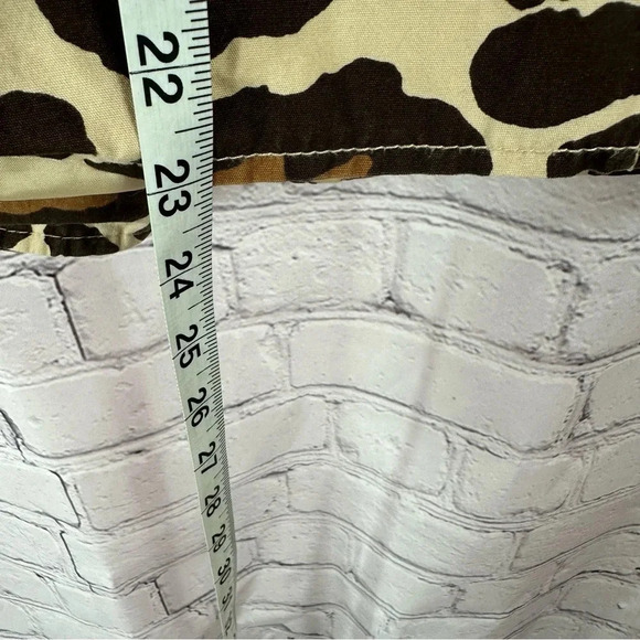 gymboree 2013 animal print leopard lined trench coat sz small 5-6 missing belt - Picture 6 of 7